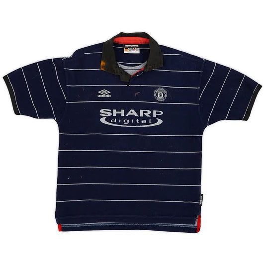 Maillot de football rétro Manchester United extérieur 1999/00