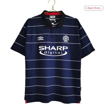 Camiseta retro de fútbol de visitante del Manchester United 1999/00