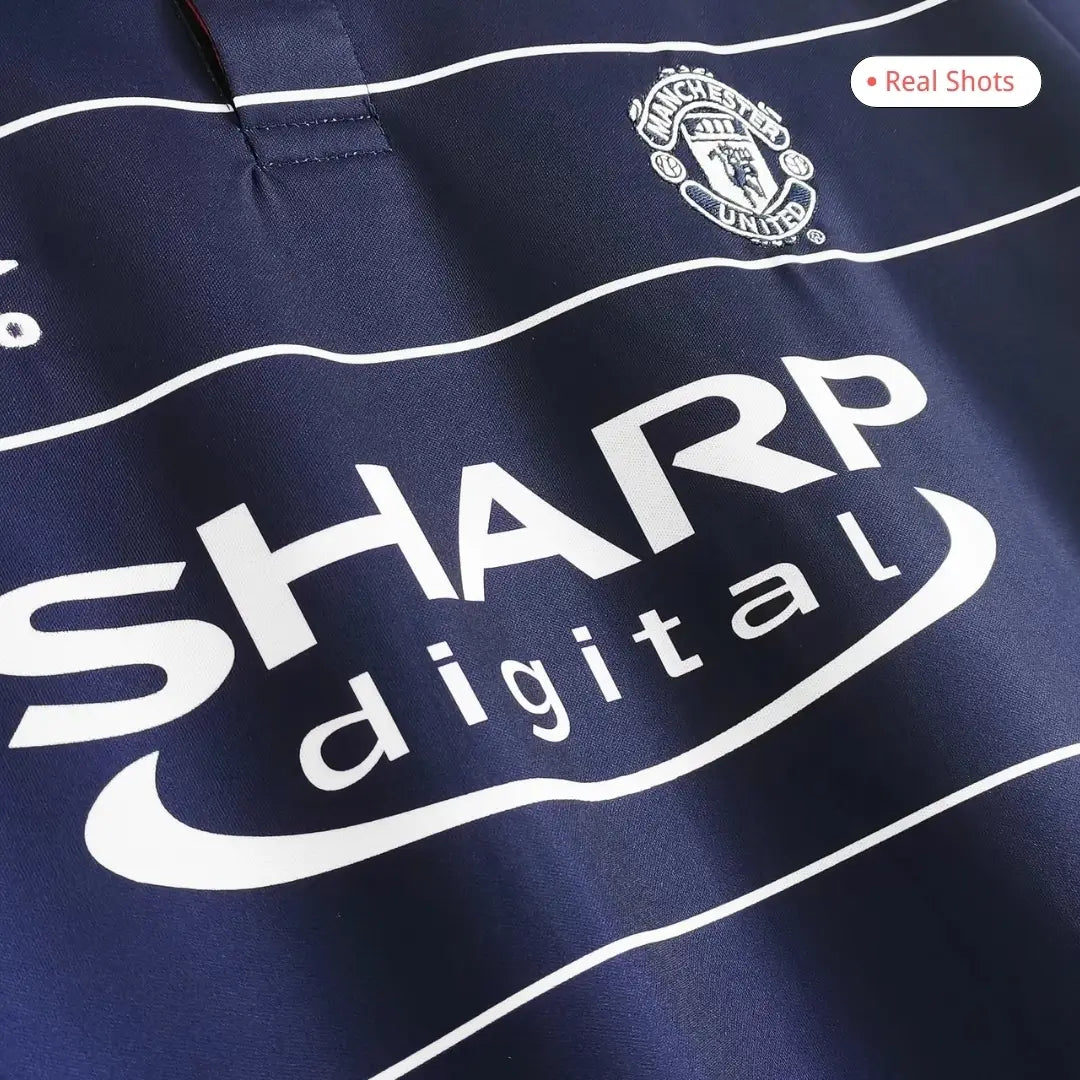 Camiseta retro de fútbol de visitante del Manchester United 1999/00