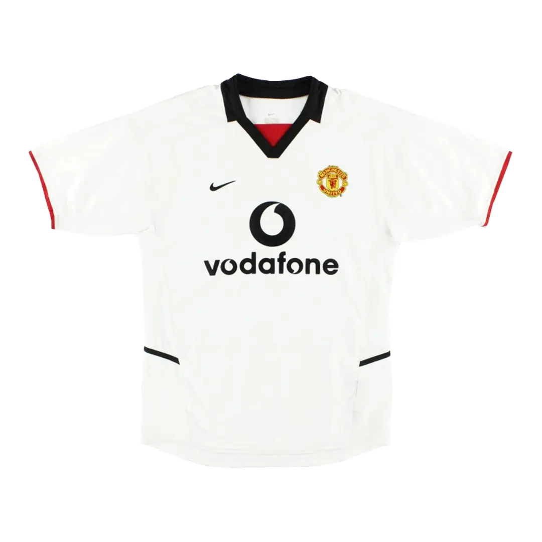 Camiseta retro de fútbol de visitante del Manchester United 2002/03
