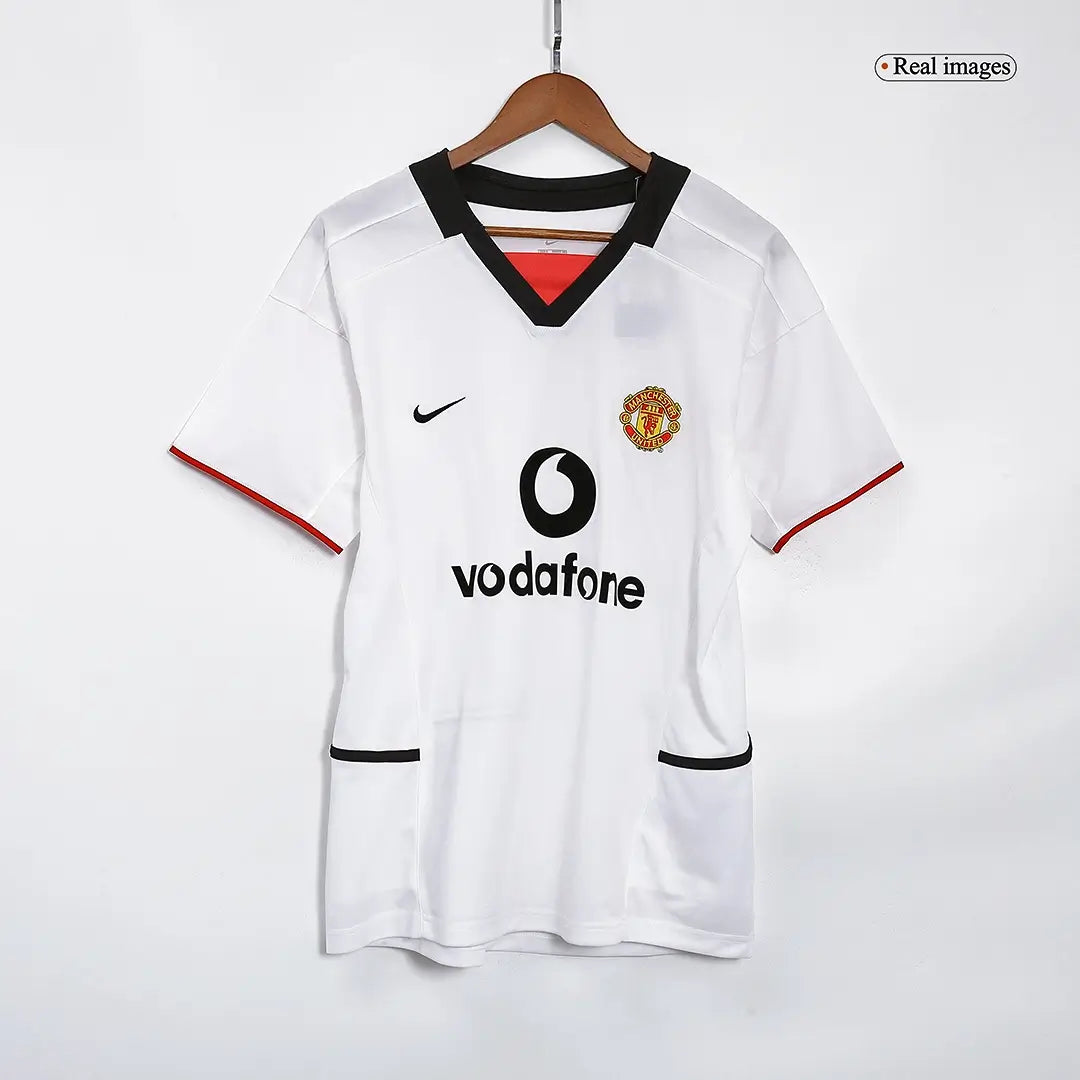 Camiseta retro de fútbol de visitante del Manchester United 2002/03