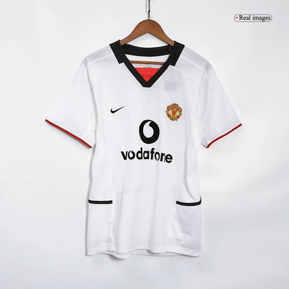 Camiseta retro de fútbol de visitante del Manchester United 2002/03