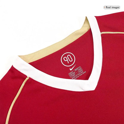 Camiseta de fútbol retro local Carrick #16 del Manchester United 2006/07
