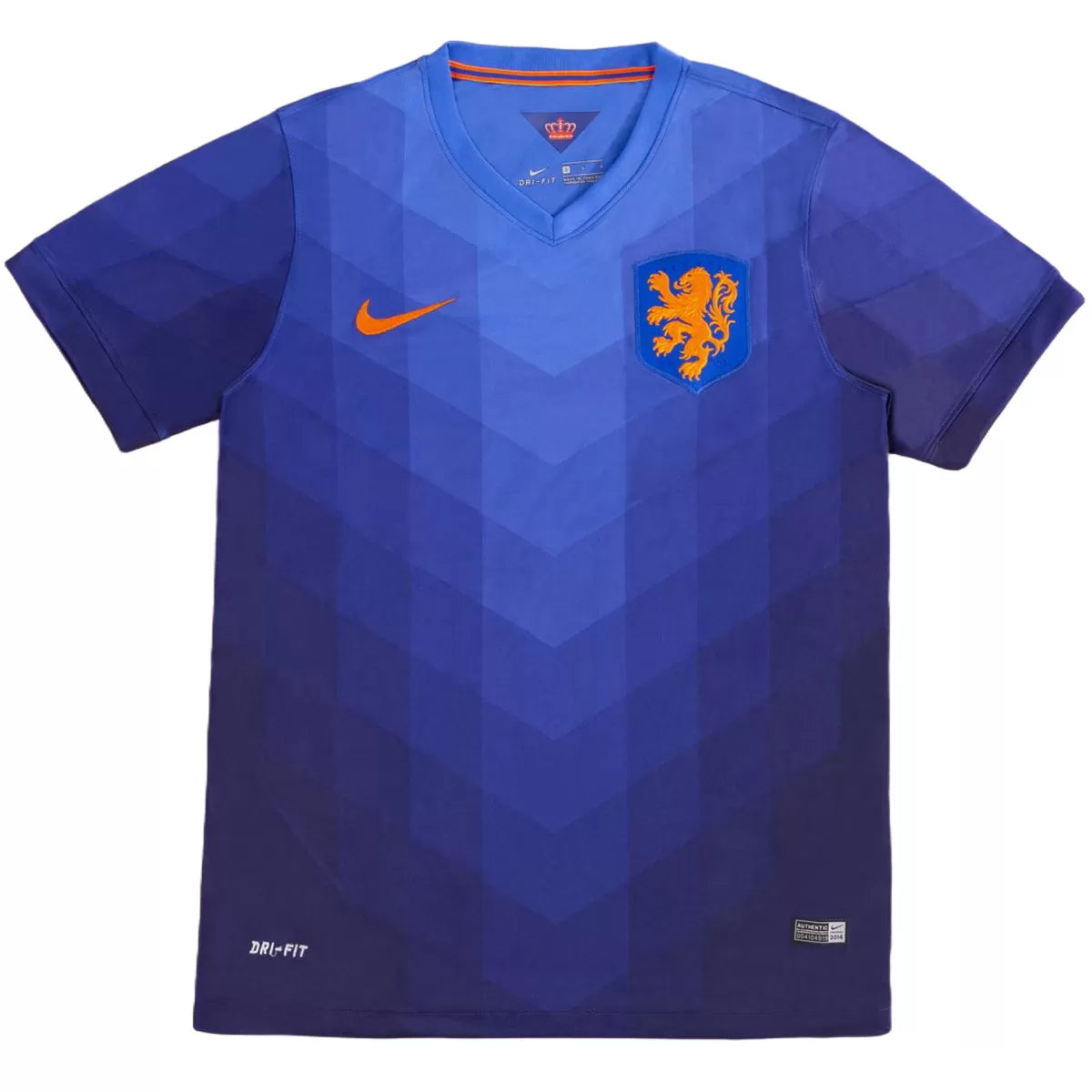 Países Bajos 2014 Mundial Camiseta Retro de Fútbol Visitante