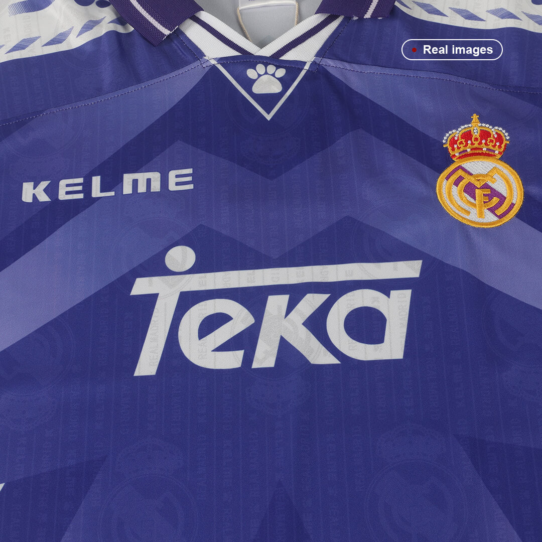 Camiseta de fútbol retro del Real Madrid 1996/97 de visitante