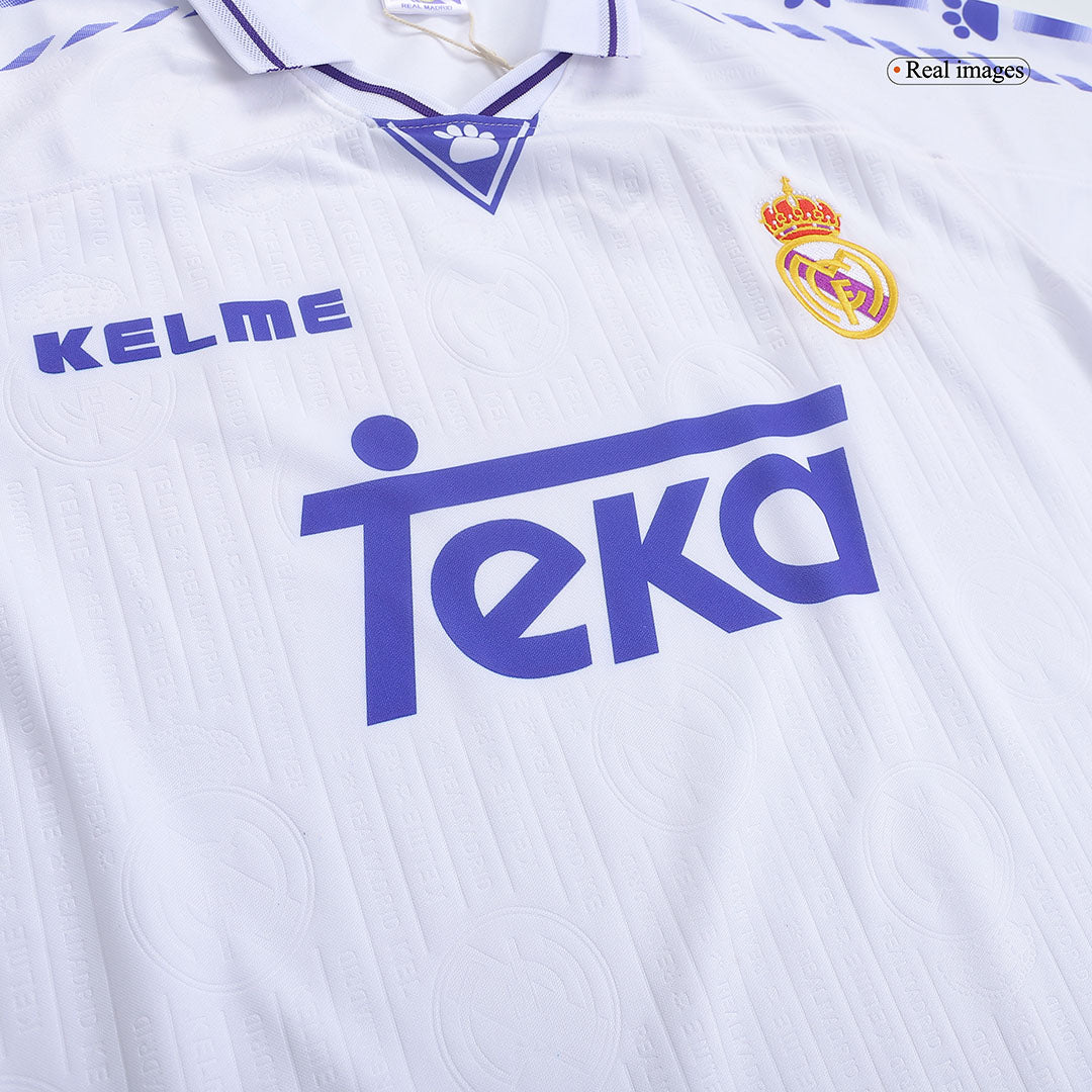 Camiseta retro de fútbol del Real Madrid 1996/97 (local)