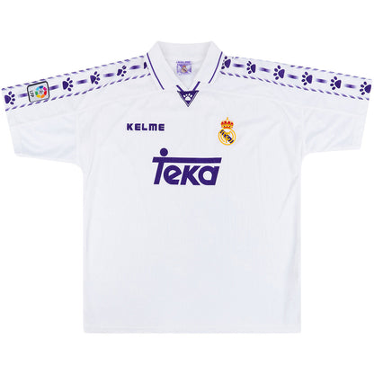 Camiseta retro de fútbol del Real Madrid 1996/97 (local)