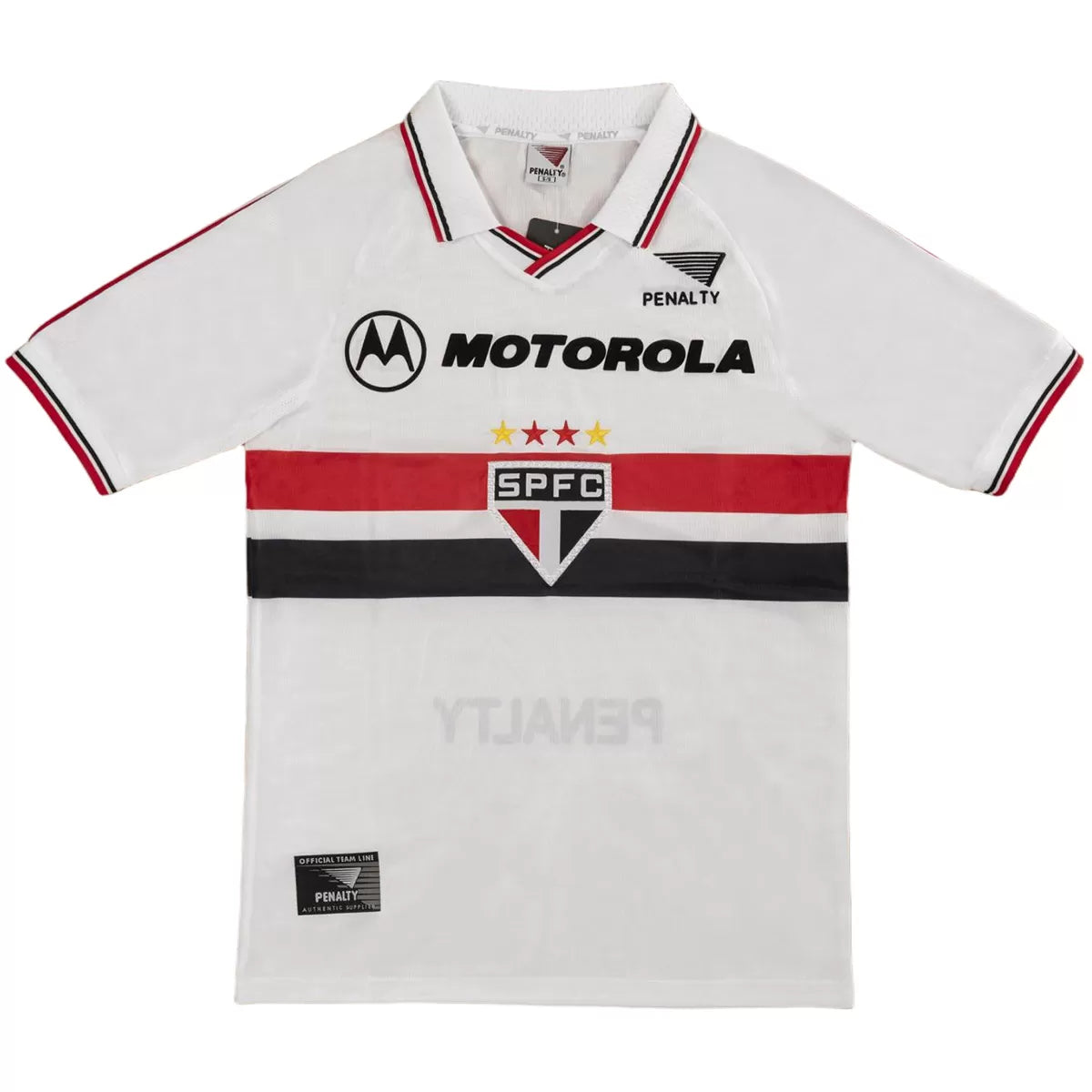 Camiseta de fútbol retro de local del São Paulo FC 2000