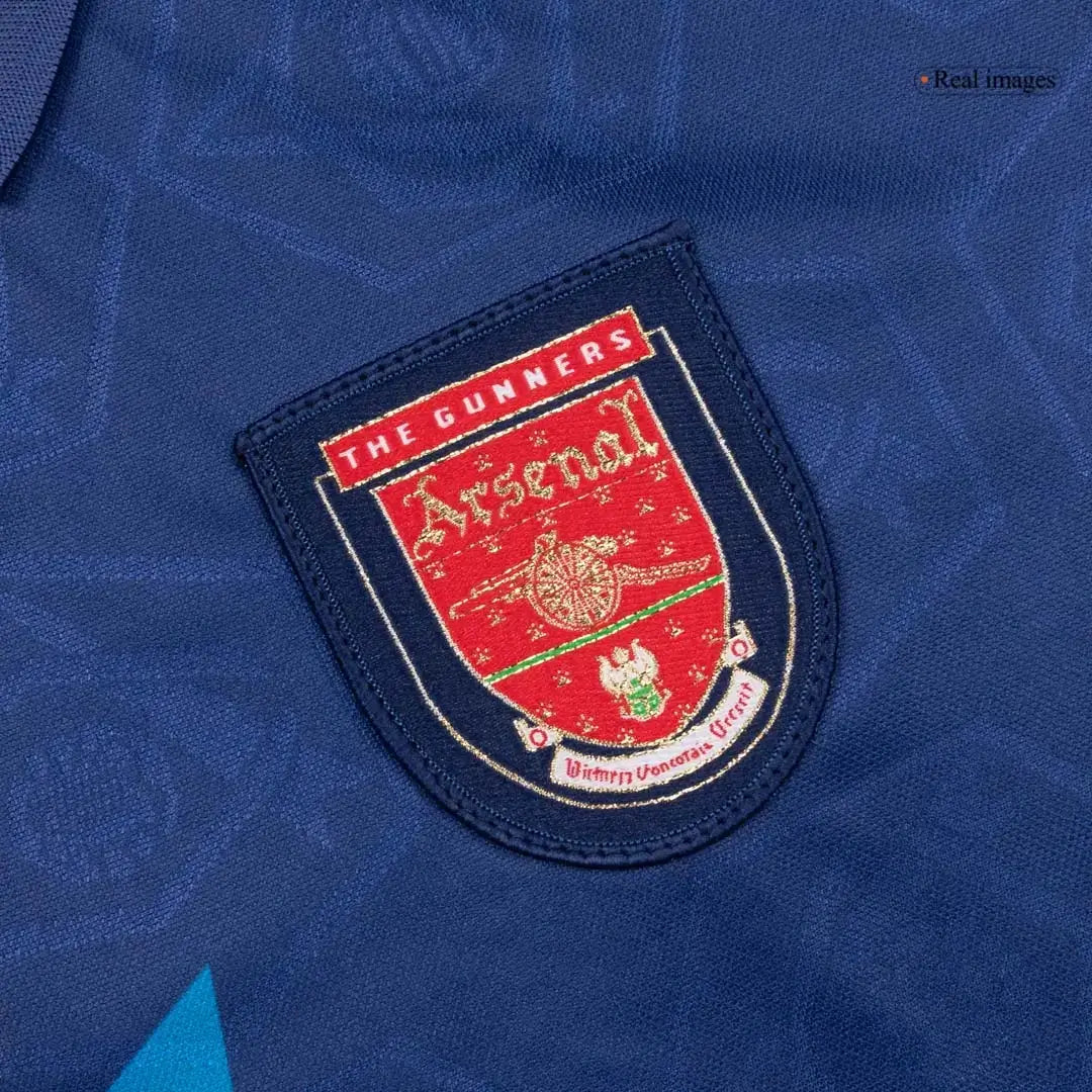 Camiseta de fútbol retro de visitante del Arsenal WRIGHT #8 1995/96