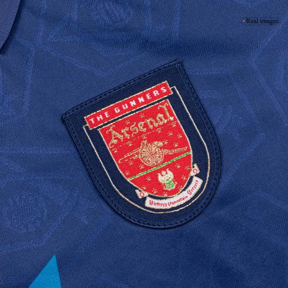 Camiseta de fútbol retro de visitante del Arsenal WRIGHT #8 1995/96