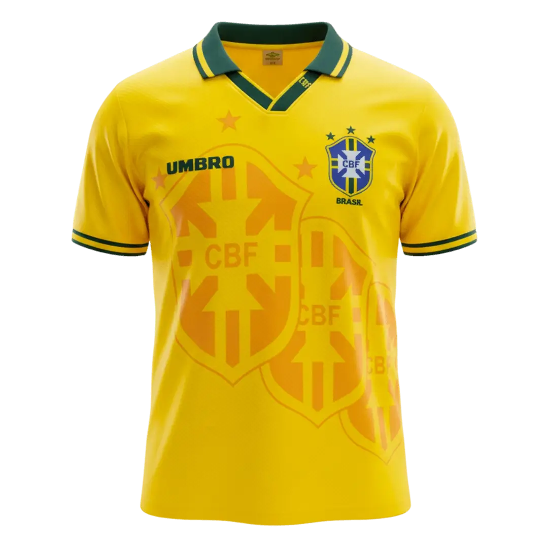 Camiseta de fútbol retro de Brasil 1994 (local)