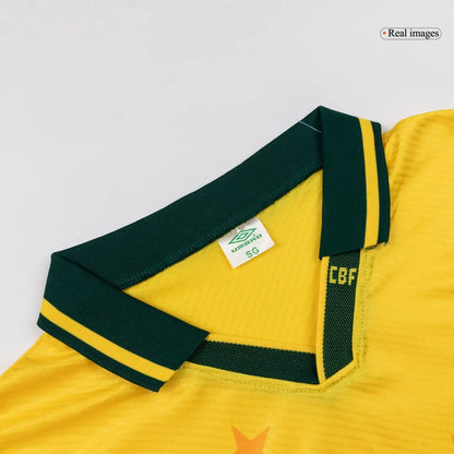 Camiseta de fútbol retro de Brasil 1994 (local)