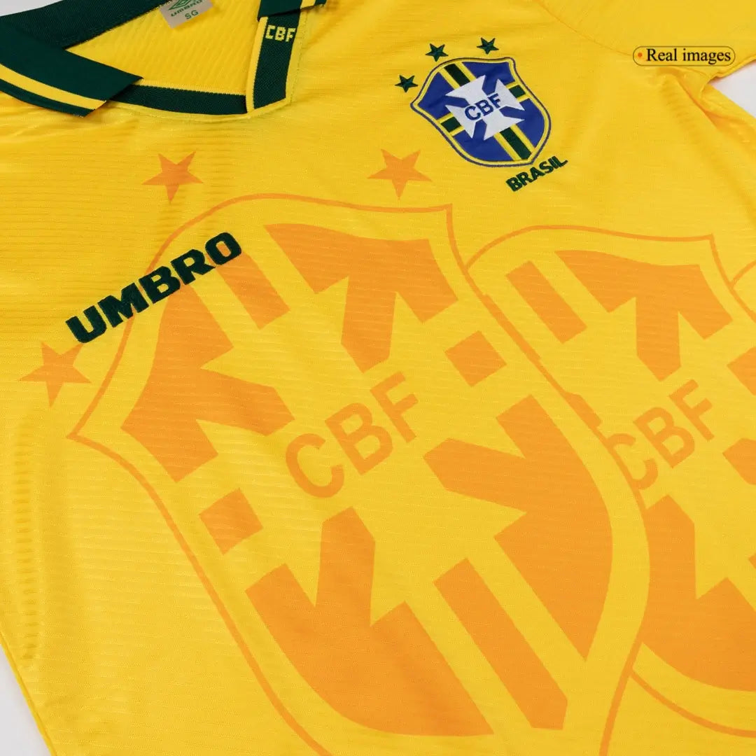 Camiseta de fútbol retro de Brasil 1994 (local)