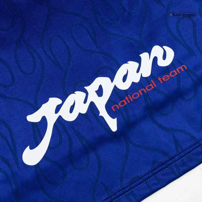 Camiseta retro de fútbol de manga larga de Japón 1998 para el Mundial (local)