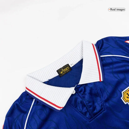 Camiseta retro de fútbol de manga larga de Japón 1998 para el Mundial (local)