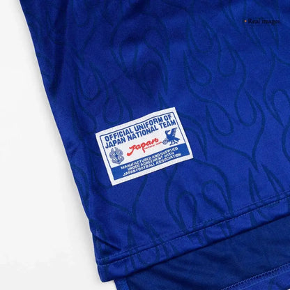 Camiseta retro de fútbol de manga larga de Japón 1998 para el Mundial (local)