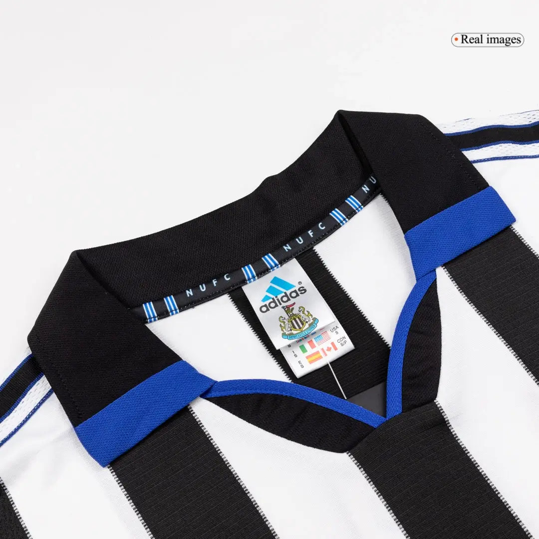 Camiseta de fútbol retro local del Newcastle United 1999/00