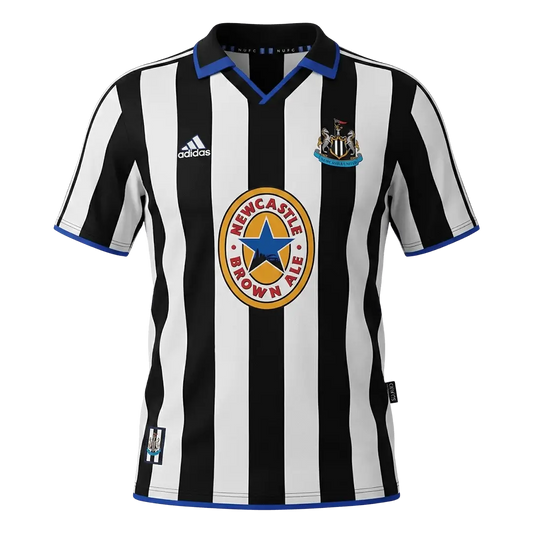 Maillot de football rétro domicile de Newcastle United 1999/00