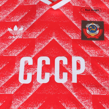 Camiseta de fútbol retro de la Unión Soviética de 1988