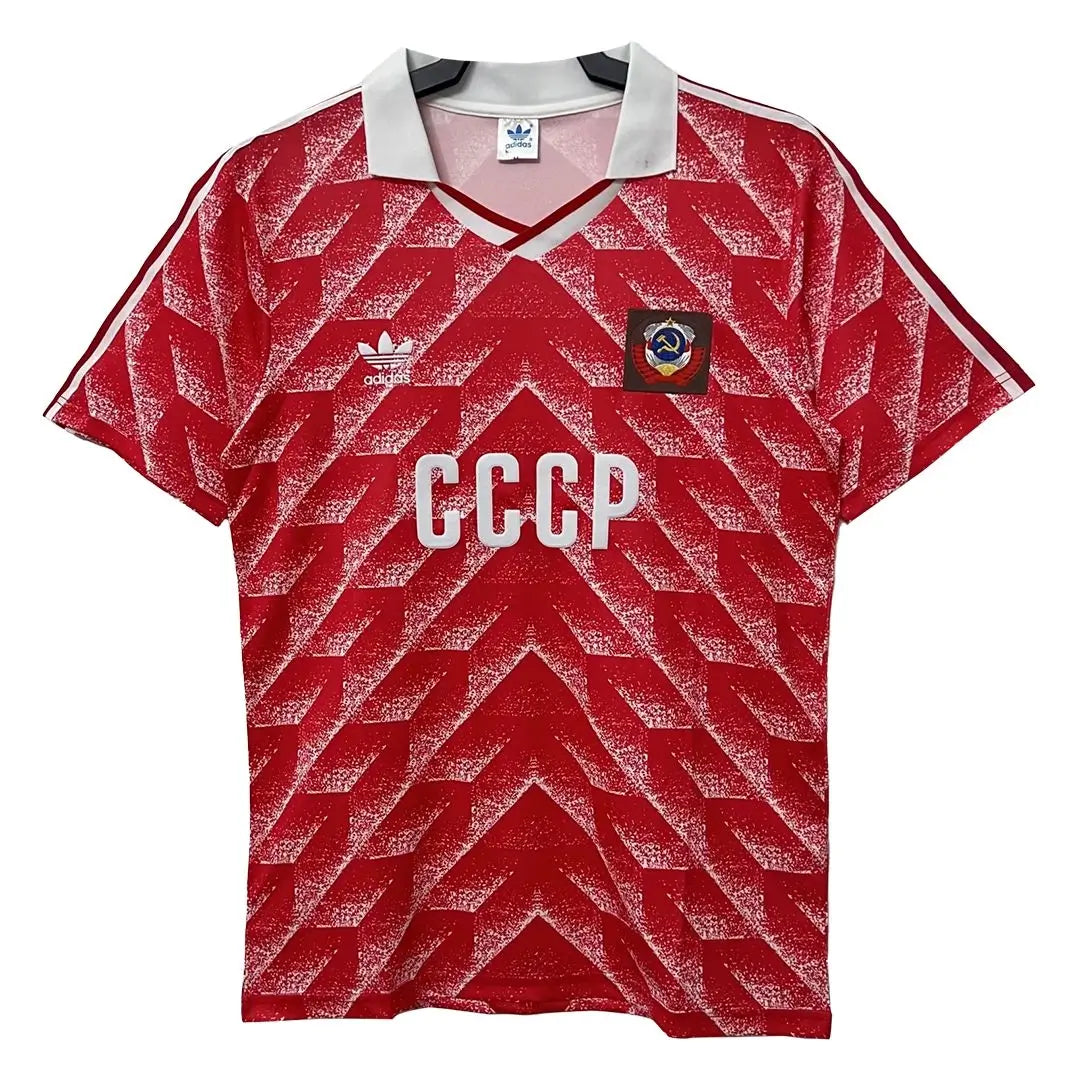 Camiseta de fútbol retro de la Unión Soviética de 1988