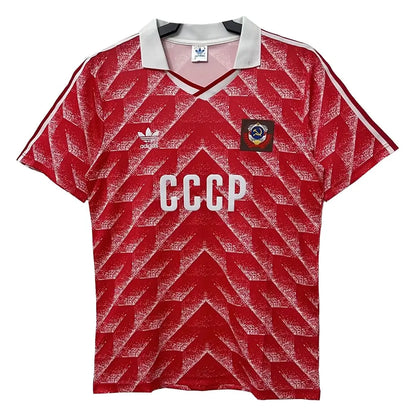 Camiseta de fútbol retro de la Unión Soviética de 1988