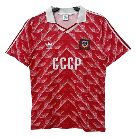 Maillot de football domicile rétro de l'Union soviétique 1988