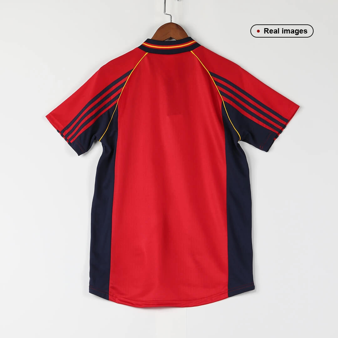 Camiseta de fútbol retro local de España 1998