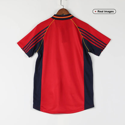 Camiseta de fútbol retro local de España 1998