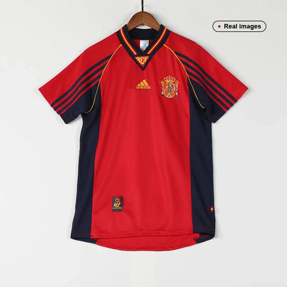 Camiseta de fútbol retro local de España 1998