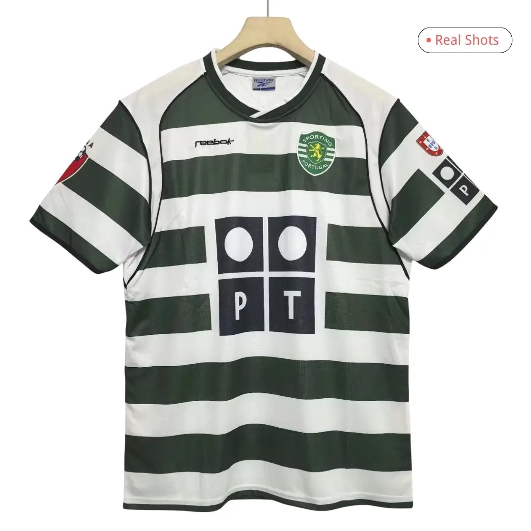 Camiseta retro de fútbol del Sporting CP 2001/03 (local)