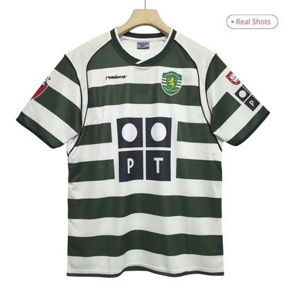 Camiseta retro de fútbol del Sporting CP 2001/03 (local)