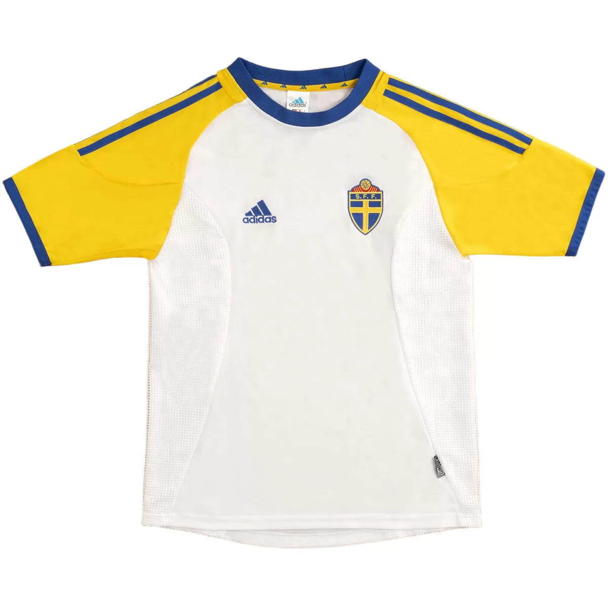 Maillot de football extérieur rétro Blågult Coupe du Monde 2002