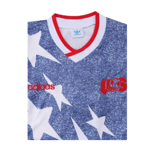 USA 1994 Segunda Equipación Retro de Fútbol Gráfico de Mezclilla