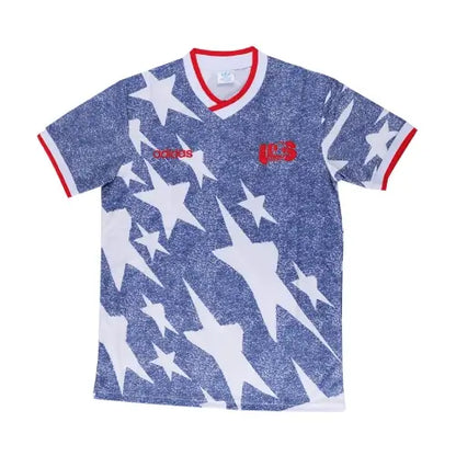 USA 1994 Segunda Equipación Retro de Fútbol Gráfico de Mezclilla