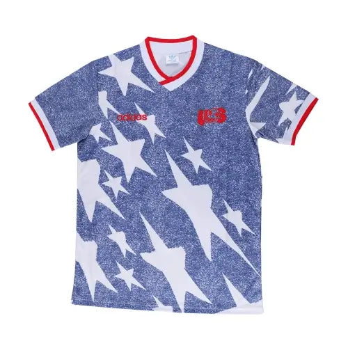 Maillot de Football Rétro USA 1994 Extérieur Graphique Denim