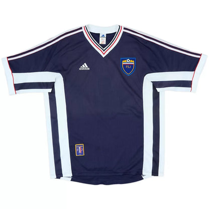 Camiseta de fútbol retro local de Yugoslavia 1998