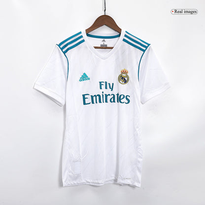 Retro 2017/18 Real Madrid Home Soccer Jersey
