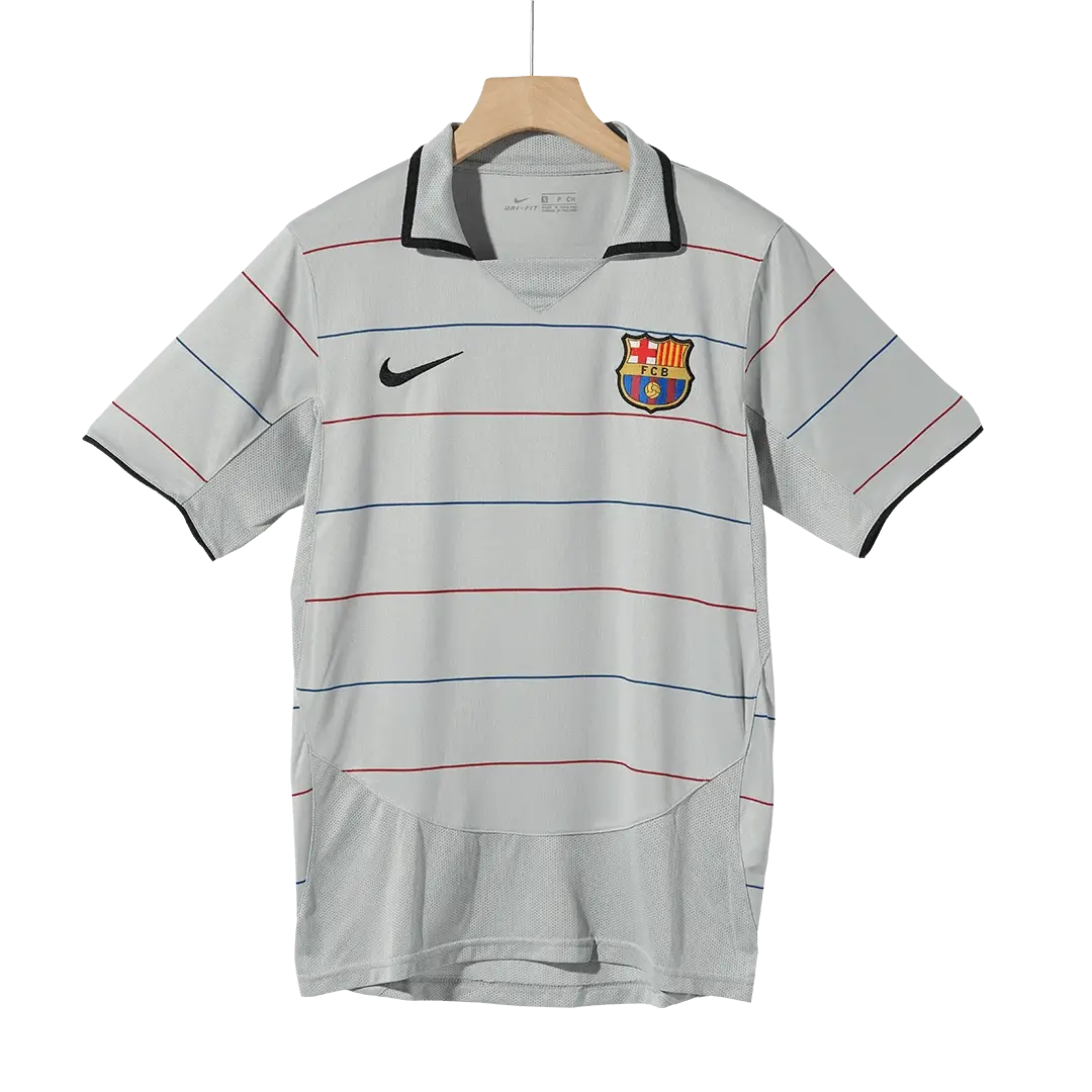 Camiseta retro de visitante del Barcelona 2003/04