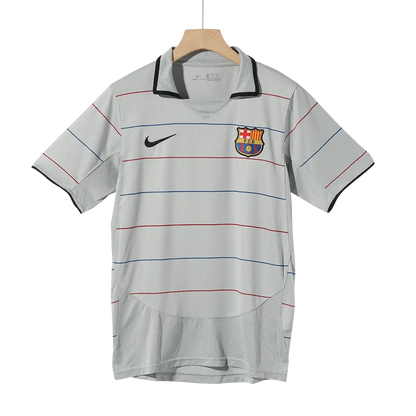Camiseta retro de visitante del Barcelona 2003/04