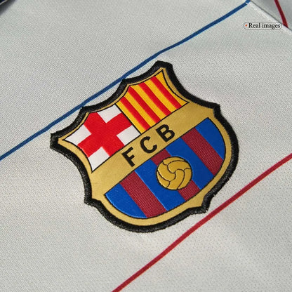 Camiseta retro de visitante del Barcelona 2003/04