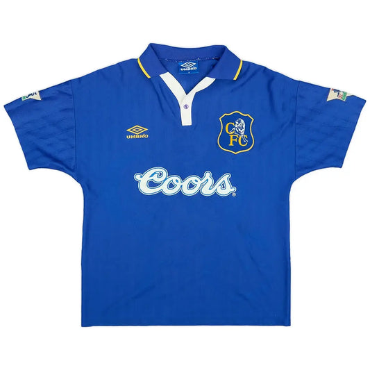 Maillot de football rétro domicile Chelsea 1995/97