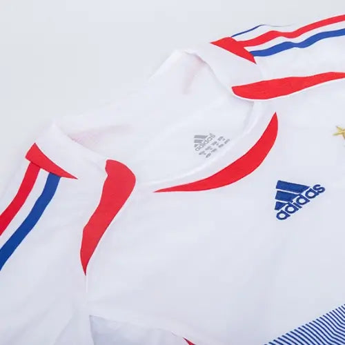 Camiseta de fútbol retro de visitante de Francia 2006