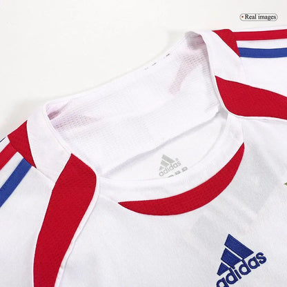 Camiseta de fútbol retro de visitante de Francia 2006