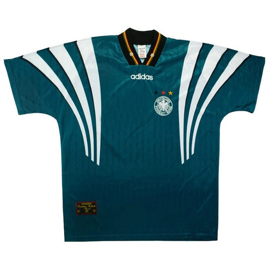 Camiseta retro de fútbol de visitante de Alemania, Eurocopa 1996