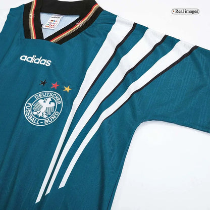 Camiseta retro de visitante de Alemania, Möller #7, Eurocopa 1996