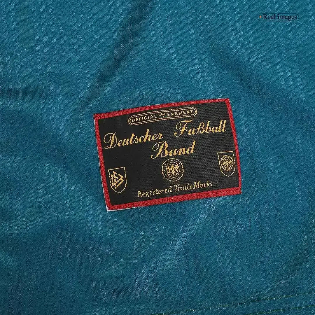 Camiseta retro de visitante de Alemania, Möller #7, Eurocopa 1996