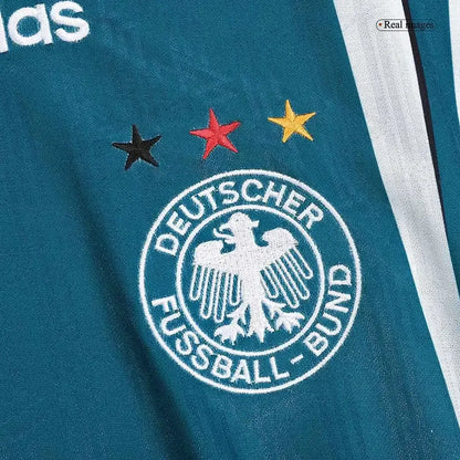 Camiseta retro de visitante de Alemania, Möller #7, Eurocopa 1996