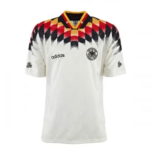 Camiseta de fútbol retro local de KLINSMANN #18 Alemania 1994