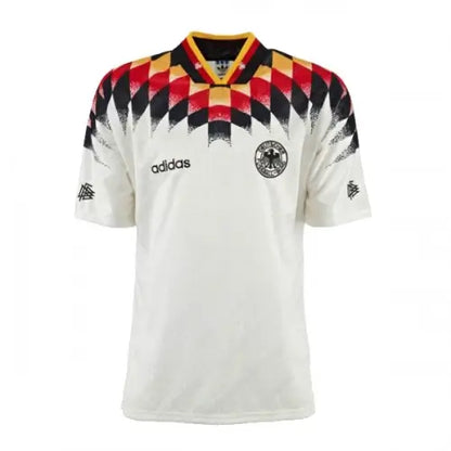 Camiseta de fútbol retro local de KLINSMANN #18 Alemania 1994