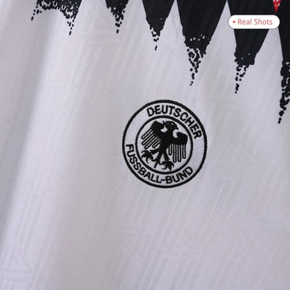 Camiseta de fútbol retro local de KLINSMANN #18 Alemania 1994